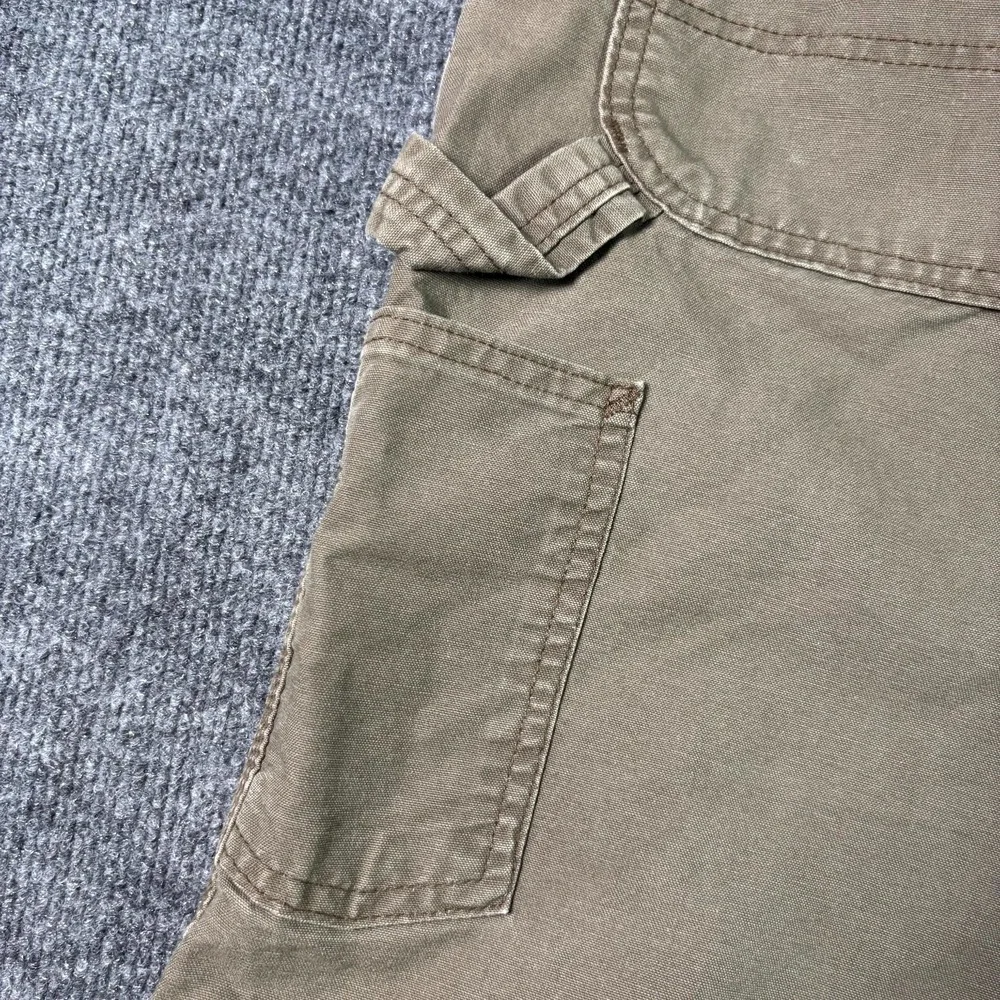 Carhartt Carpenter Shorts Men's 44 Brown Ripstop Workwear Utility Technician